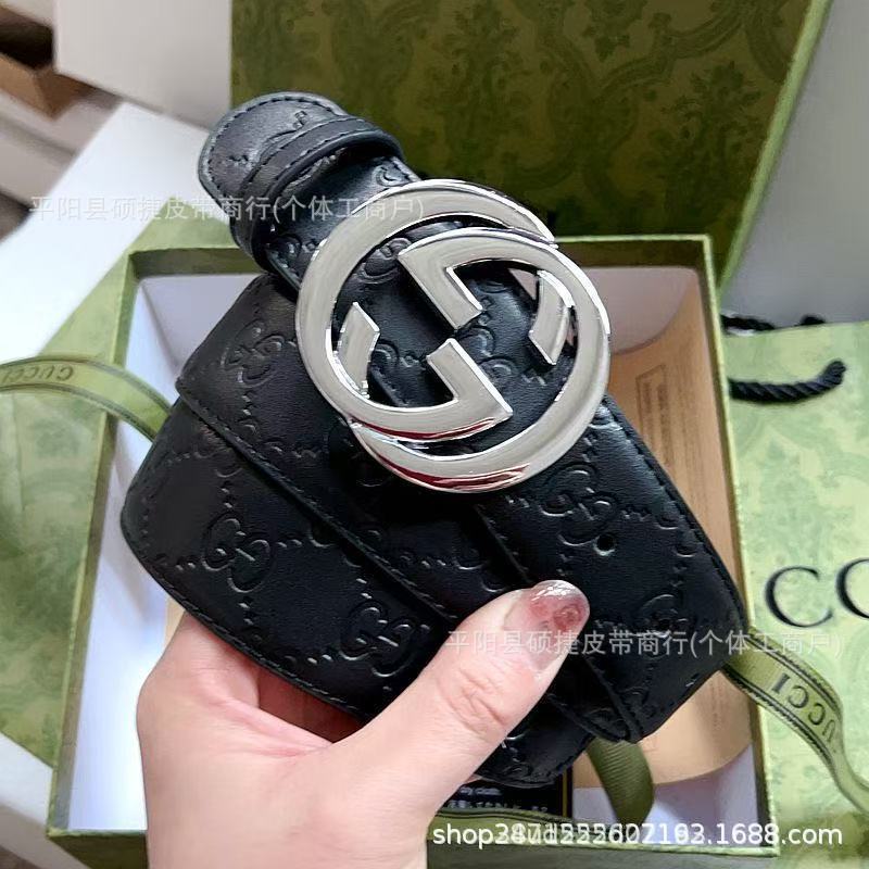 ファッションは流行の爆発的なダブルG布紋男性ベルト青年学生韓国版装飾帯男性クロスボーダー卸売り|undefined