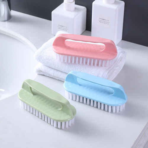 Shoe brush set laundry brush soft bristle shoe cleaning multi-functional household clothes artifact long handle plastic small brush