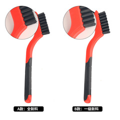 Factory direct supply 7-inch mini stainless steel wire nylon wire cleaning double-sided brush cleaning rust removal industrial copper wire toothbrush