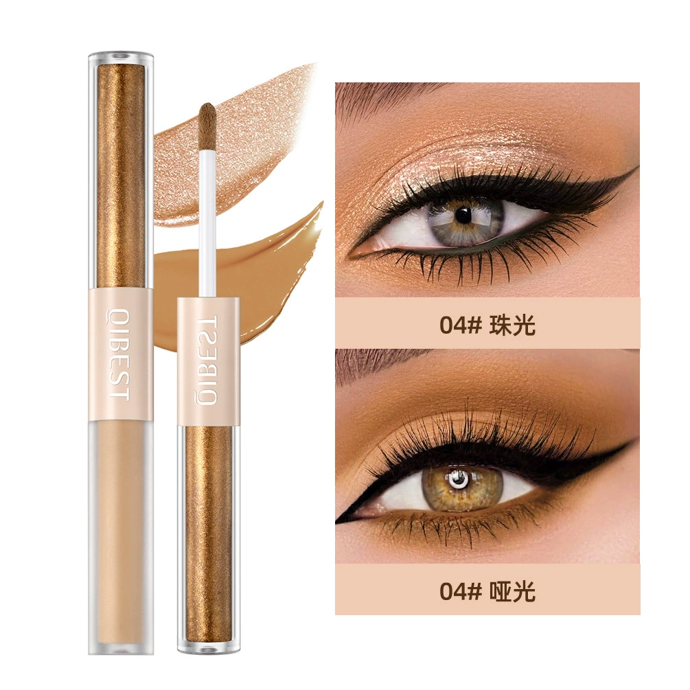 Double-sided shiny eye shadow, brightening highlighter