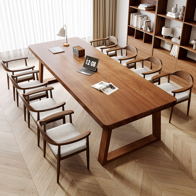 Living Room Large Long Desk Reading and Study Table Student Home Study Desk Pure Solid Wood Large Board Desk Work Table Living Room Large Long Desk Reading and Study Table Student Home Study Desk Pure Solid Wood Large Board Desk Work Table