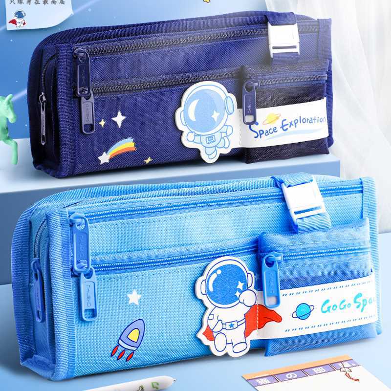 Estuche para lápices para niños, caja de papelería para estudiantes de escuela primaria, bolsa de papelería para lápiz, niño para estudiantes, niña nueva