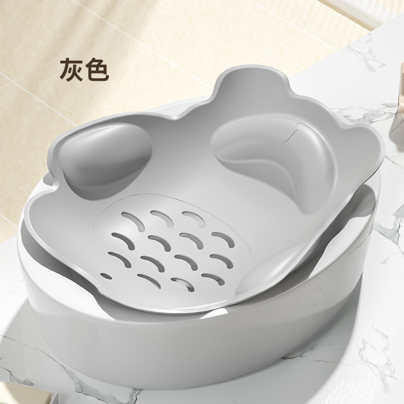 Bebé recién nacido baño artefacto para recién nacido para reclinar lavabo portátil para bebés bañera de protección de cintura para madre bañera