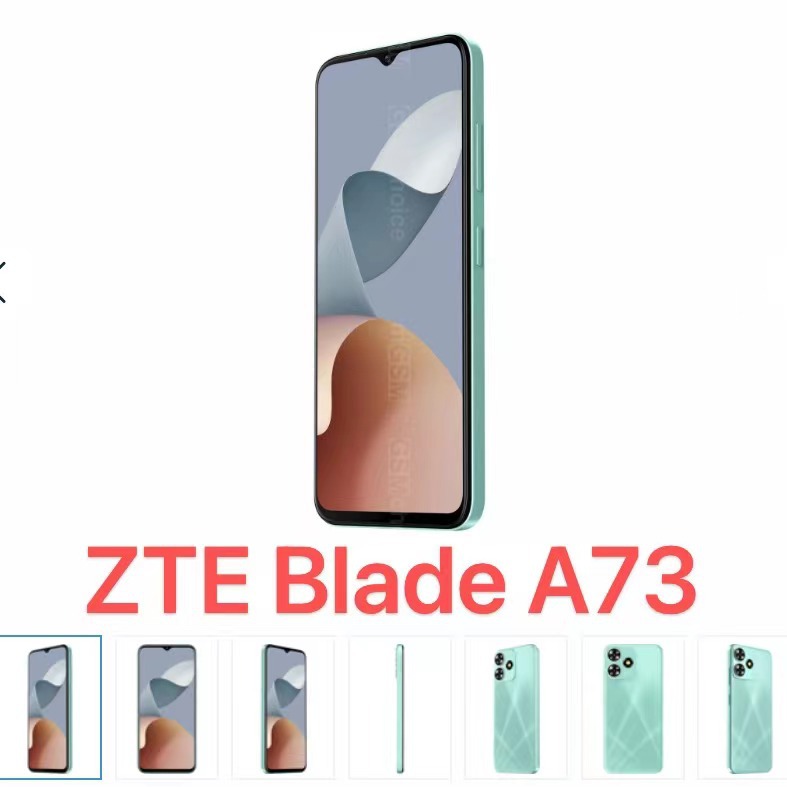 适用ZTE Blade A73丝印钢化膜 中兴A73 手机屏幕高清玻璃保护贴膜
