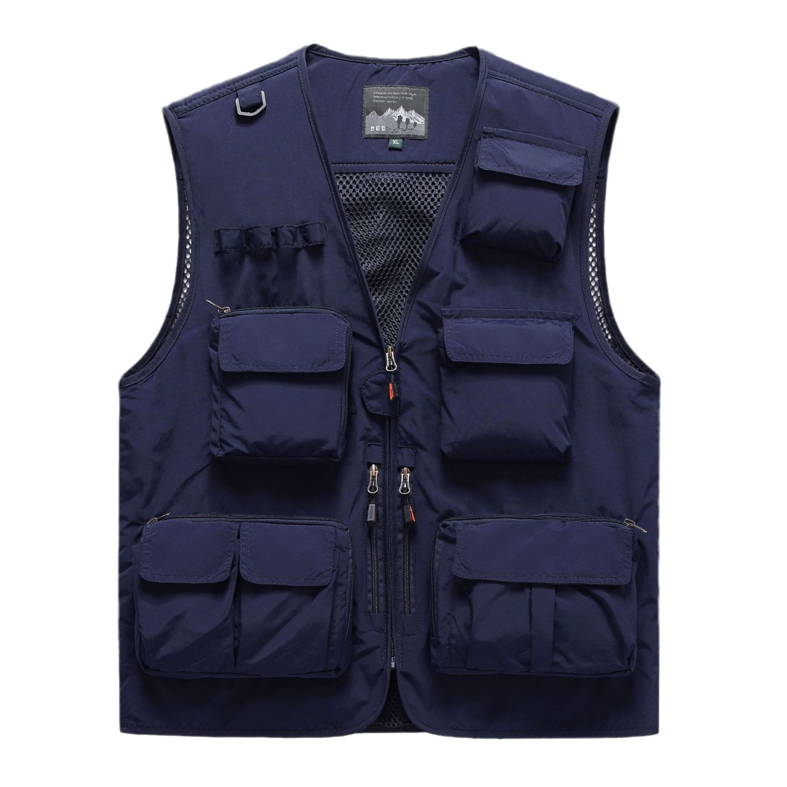 chaleco de fotografía ligero para hombres al aire libre para aumentar el peso chaqueta de pesca de hombre al aire libre chaqueta de color sólido chaleco