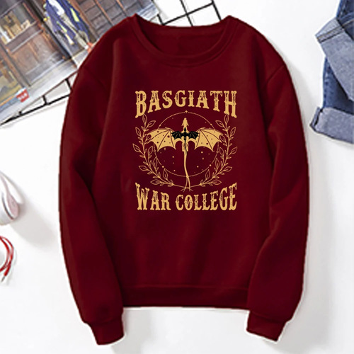 Fourth Wing Basgiath War College Sweatshirt Retro D