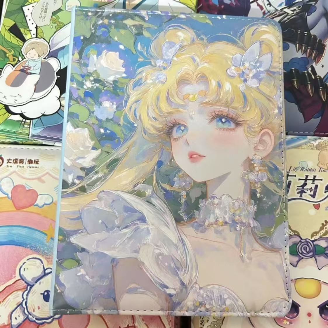 油画美少女战士A5皮面笔记本