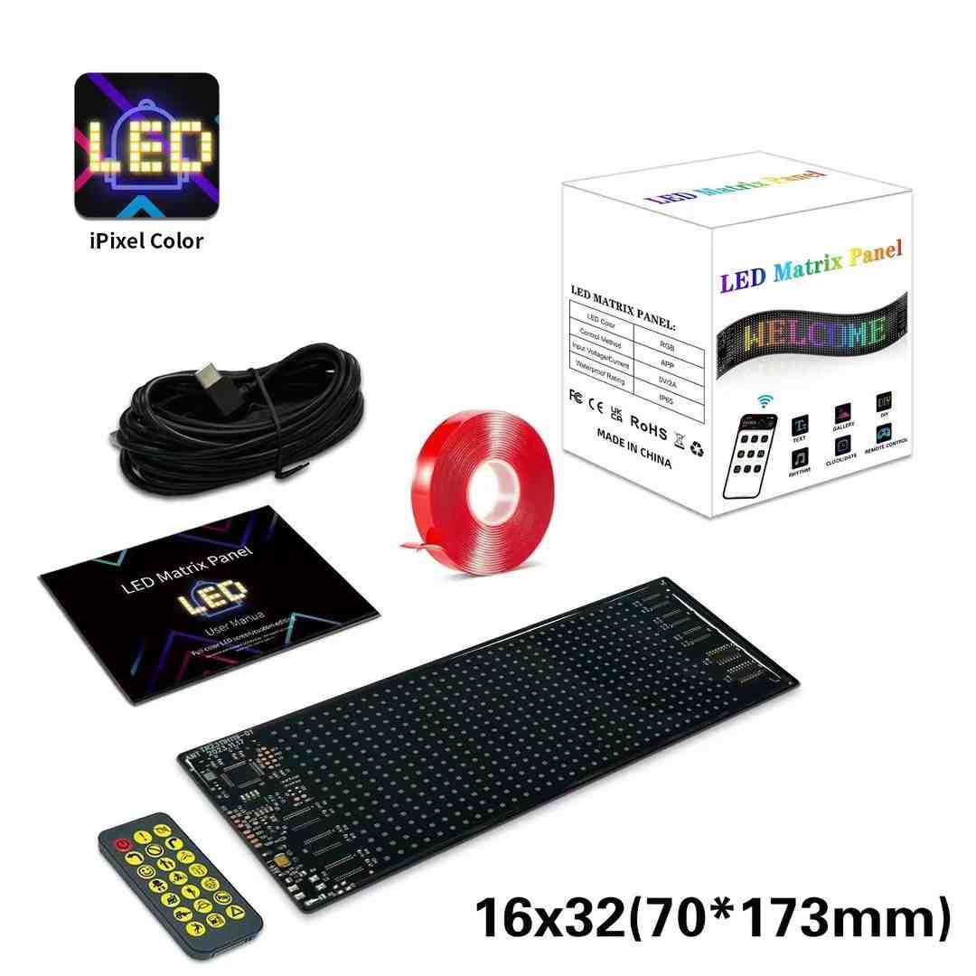 Nuevo camión dinámico ojo del diablo LED coche pantalla USB montado en coche ojo lámpara de camión dinámico APP