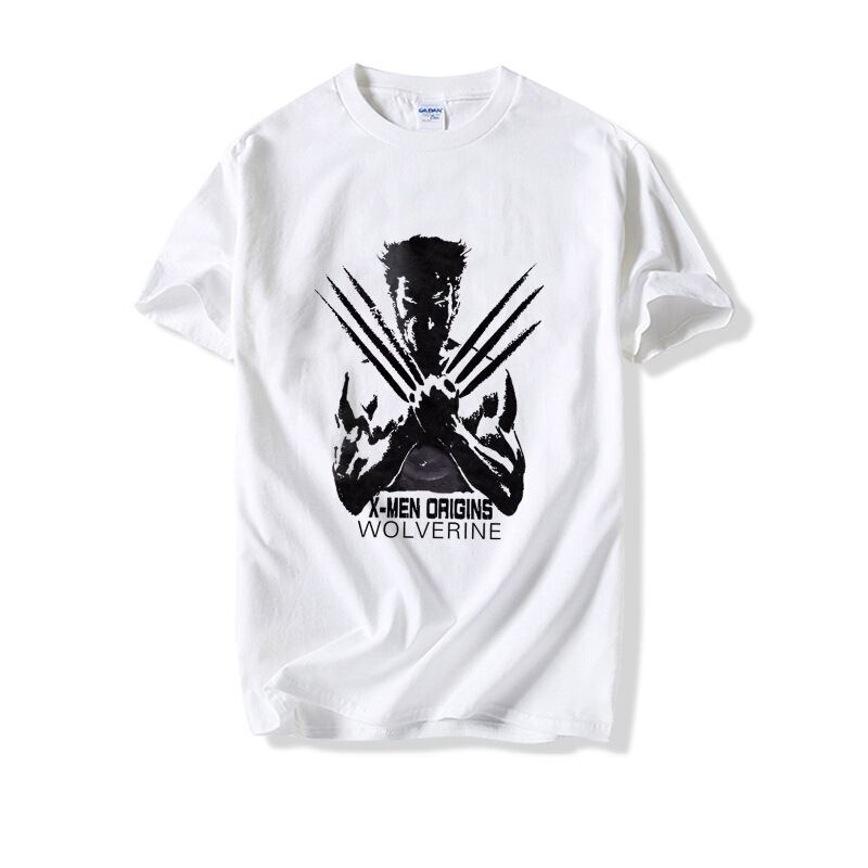 Wolverine X-Men Black Phoenix Loose Bottoming Shirt Short Sleeve T-Shirt Men's Replica Class Uniform Trendy Brand