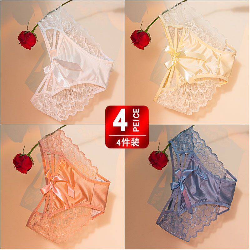 【4 스트립】화이트+스킨 컬러+핑크+블루