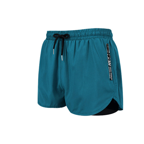 Men's Hot Spring Swim Trunks to Prevent Embarrassment Loose Swimming Trunks New Swimwear Set Double Layer Beach Shorts Swim Gear