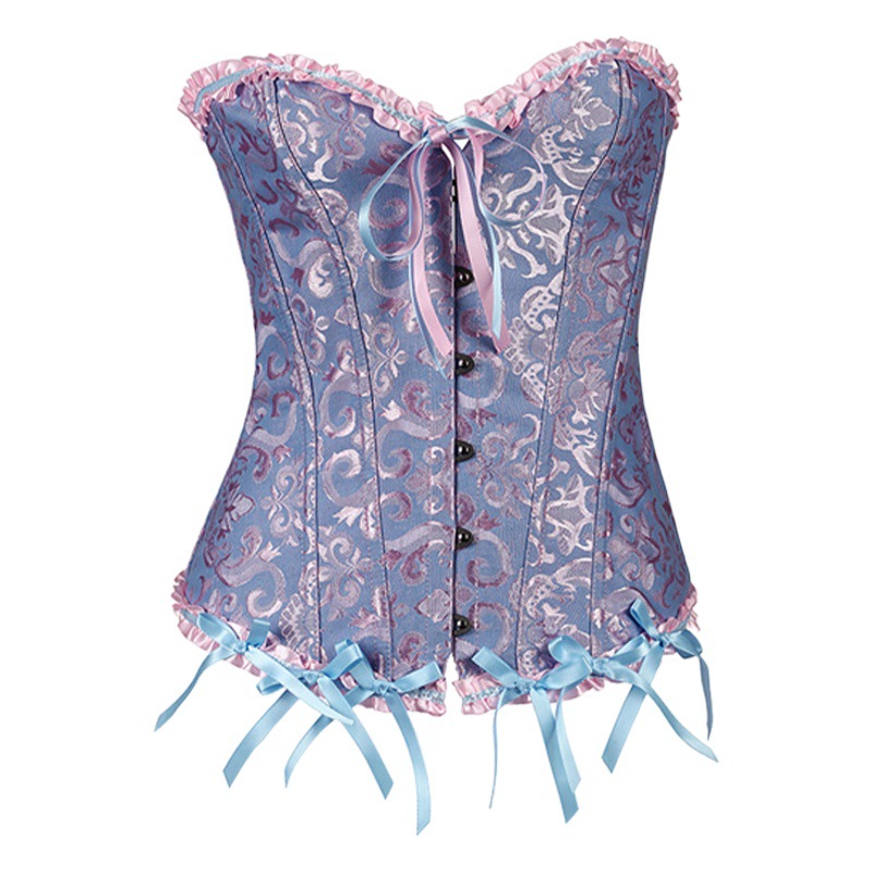 Cross-border push-up anti-drooping soporte de pecho corsé espalda corsé de corte corsé ropa interior corsé de mujer