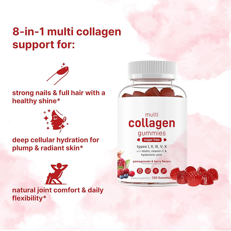 跨境热销亚马逊胶原蛋白软糖collagen gummies工厂代工OEM/ODM|undefined