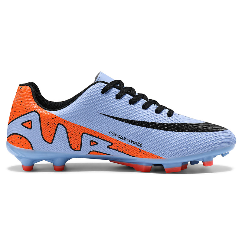 Nuevos zapatos de fútbol cómodos y resistentes al desgaste transfronterizos de clavos largos y clavos cortos transfronterizos de hombres y mujeres jóvenes fábrica de estudiantes