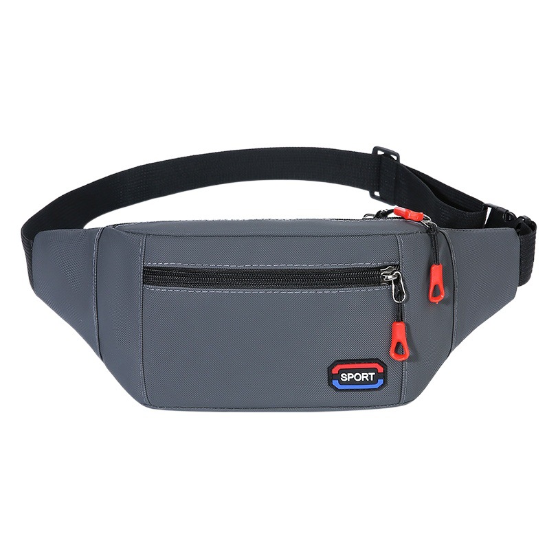 Comercio exterior Bolso de cintura para hombres Película de cuero transfronteriza de gran capacidad multifuncional Bolso de cintura para hombres y mujeres Bolso de pecho de crossbody casual al por mayor