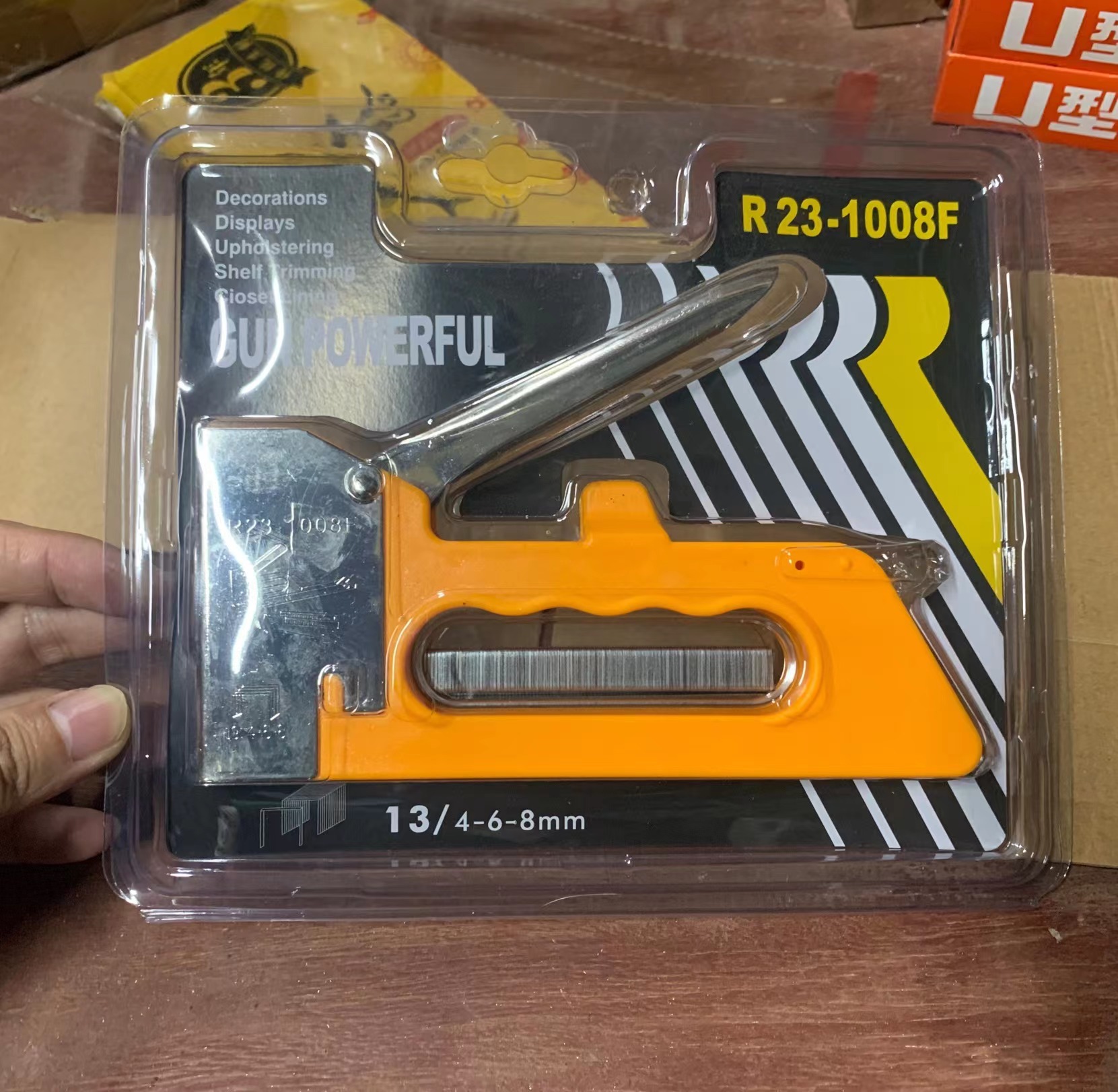 手动码钉枪U型钉枪射钉枪手动1008F码钉专用钉枪门型钉枪包邮