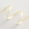 Ribbon double-sided solid color 1CM [milk white]