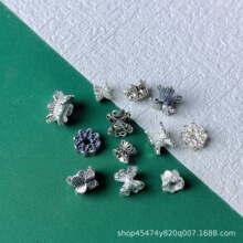 s925�������˫�滨�л�ñ��Ƭ����������diy�ֹ���Ƭ����������
