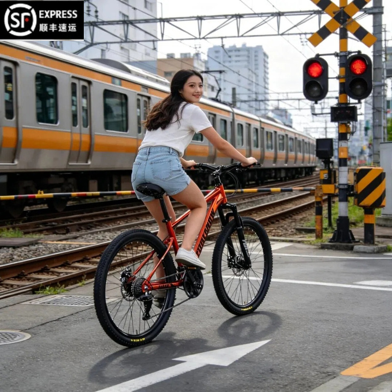 Cross-Border 24inch 26inch Off-Road Variable-Speed Mountain Bikes for Men and Women, Adult Bicycles, Shock-Absorbing Bicycles Wholesale