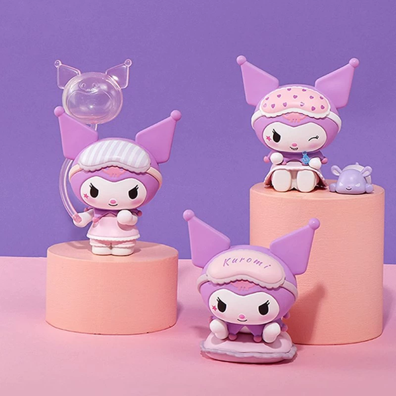 Пижама Sanrio, серия Sweetheart, блинд-бокс с фигурками-украшениями, модные игрушки и декор, новогодний подарок