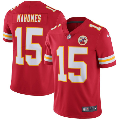 NFL Football Short Sleeve Jersey Kansas City Chiefs Chiefs 15 Mahomes Legend