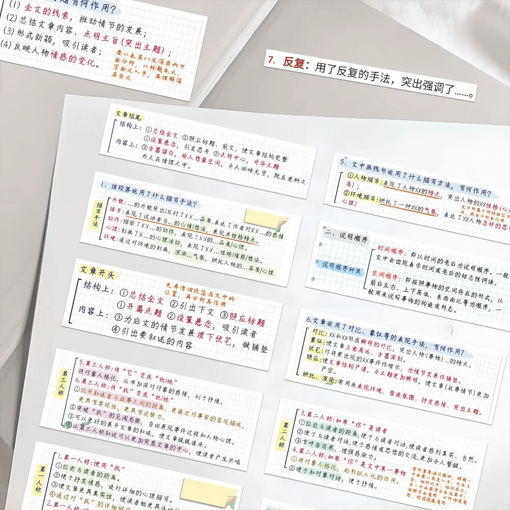Sticker, reading, template, mobile phone, for secondary school, DIY