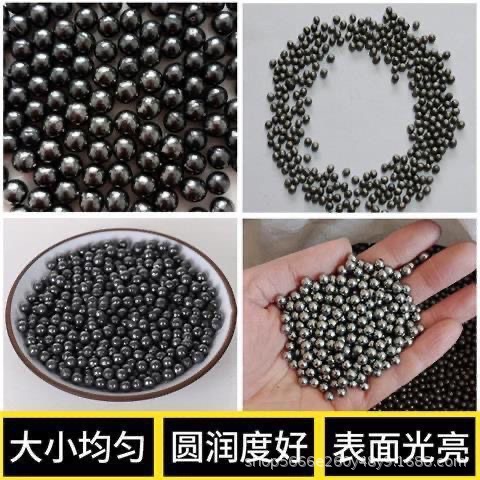 配重填充渔具用铅粒 铅锑合金实心铅珠各种规格工程机械填充铅珠