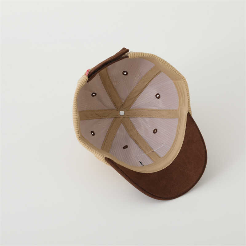 Sombreros de bebé de invierno y otoño de terciopelo de moda coreana para niños y niñas al aire libre caliente y grueso sombrero de pato universal
