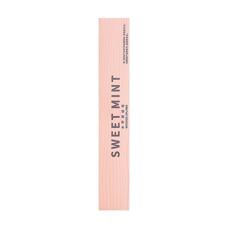 Sweetmint木の棒の唇の線の筆のつや消しの自然なビープ音の唇は持続的に低い飽和の裸の色の系の唇の線のペンの初心者です。|undefined