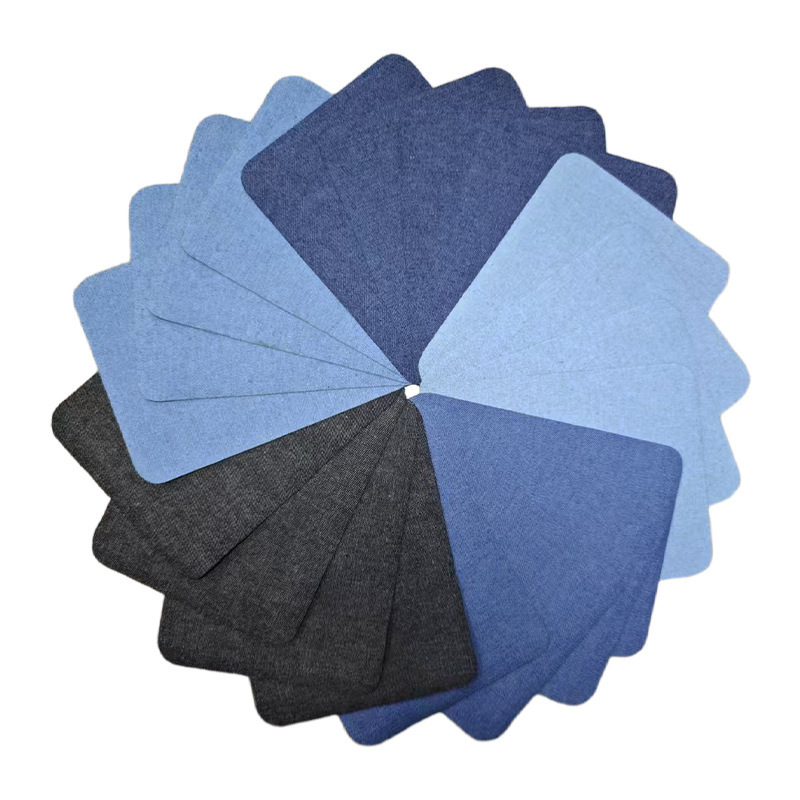 Thickened Adhesive Patches for Pants, Sweaters, Shirts, DIY Elbow Patches, Knee Repair Patches, Rectangular Denim