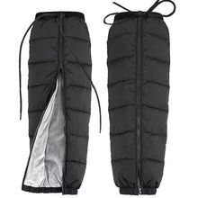 男女通用护腿摩托车骑套暖加厚护膝加绒挡风老电动车护膝男款寒腿