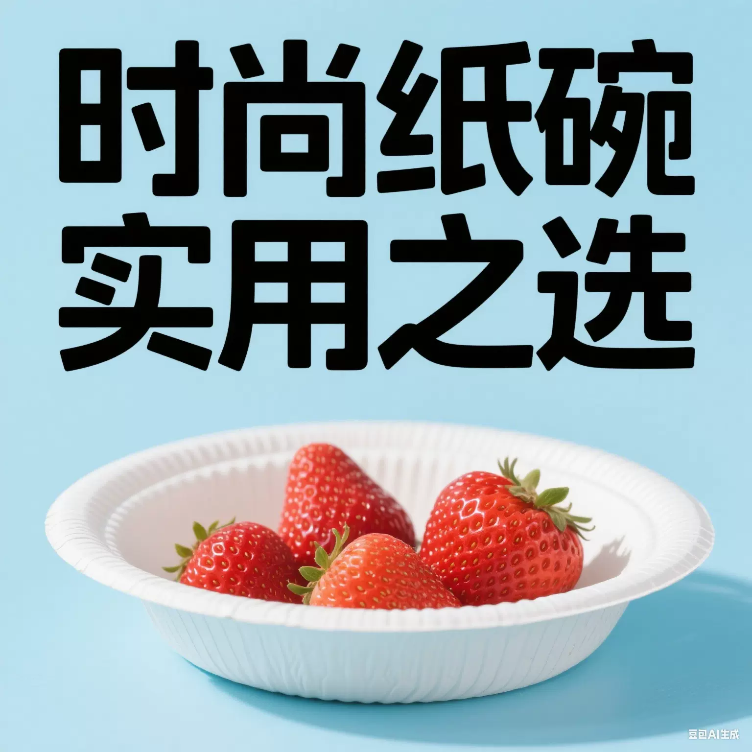 白纸碗12盎司| 25个/包 一次性餐具野餐派对蛋糕碗干果碗碟沙拉碗