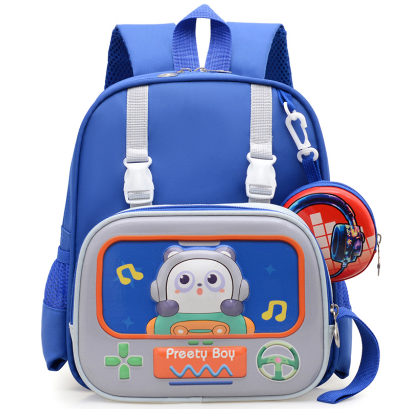 Bonito conejo niña mochila de dibujos animados dinosaurios niños mochila de jardín de infantes mochila transpirable preescolar bebé