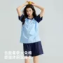 透气拼袖抗菌女士家居服
