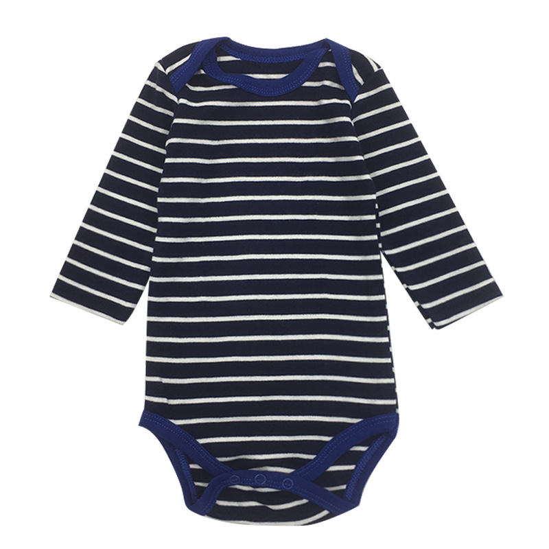 Fabricante al por mayor bebé triángulo harem primavera y otoño mono recién nacido monos de manga larga ropa para niños bebés transpirable