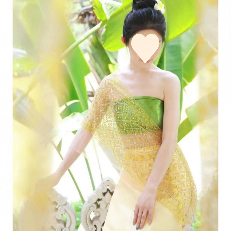 新しい西双版納ダイ族服インターネット有名人旅行写真スタジオ写真スリーピースエスニックステージ衣装クロスボーダー|undefined
