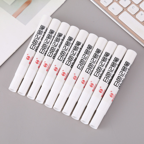 Snier white oil-based marker dark background board marker quick-drying paint pen marker pen wholesale
