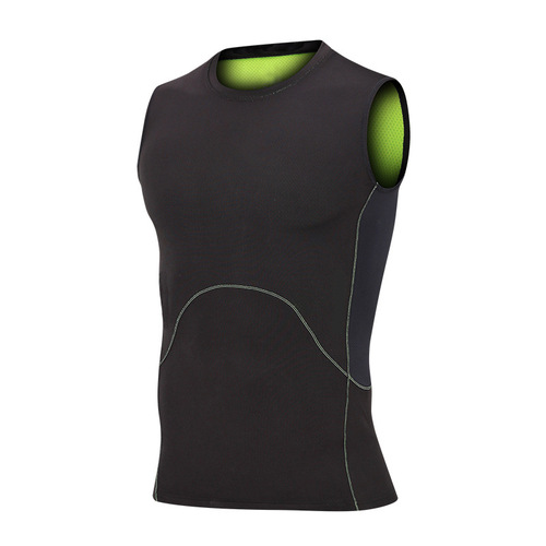 Quick-dry, high-stretch, tight-fitting, loose-fitting fitness clothing basketball training t-shirt wide shoulder sleeveless baseless backless vest jacket summary