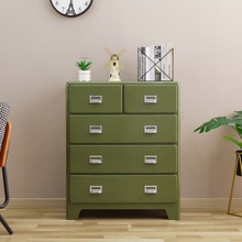 大五抽金属玄关柜复古餐边柜茶水柜咖啡机柜收纳斗柜抽屉柜柜子