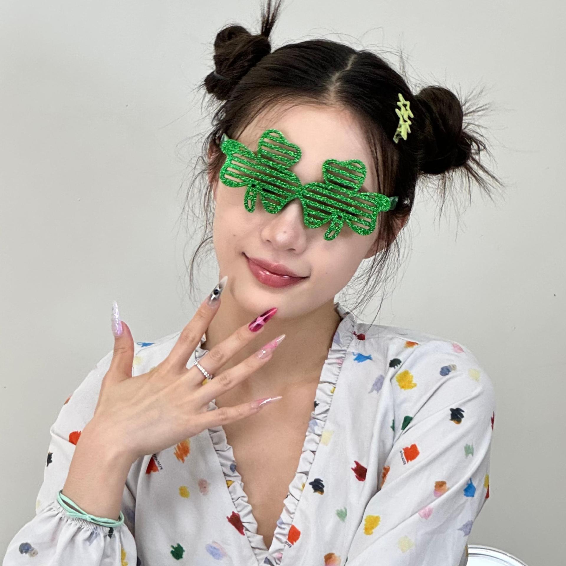 圣帕特里克节眼镜