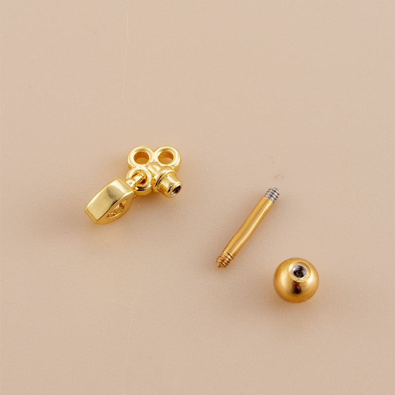 Fashion Spider Spider Web Stainless Steel Plating Inlay Zircon Ear Studs 1 Piece display picture 3