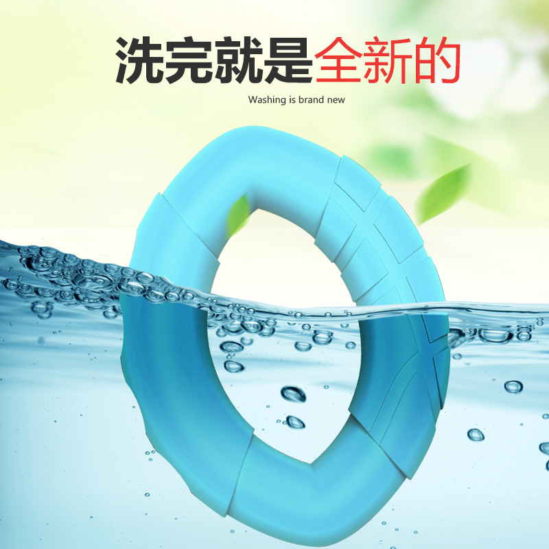 Anillo de agarre de silicona brazo entrenamiento muscular profesional mano fuerza rehabilitación dedo fuerza bola agarre equipo hombres ejercicio mano fuerza