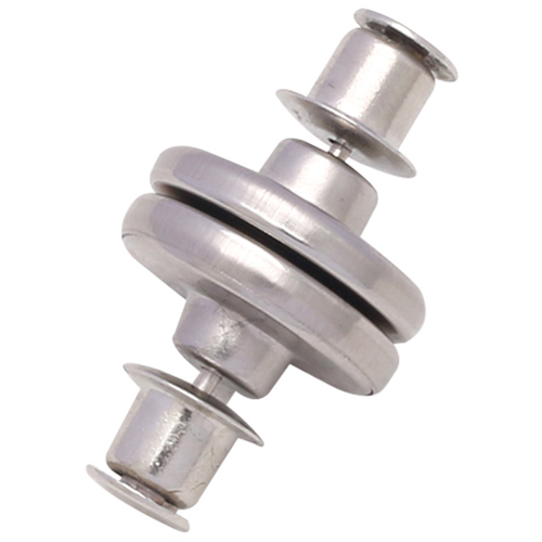 Manufacturer Direct Sales Stainless Steel Curtain Magnetic Hook Shower Curtain Light-Proof Strong Magnet Dormitory No-Drill Magnetic Hook