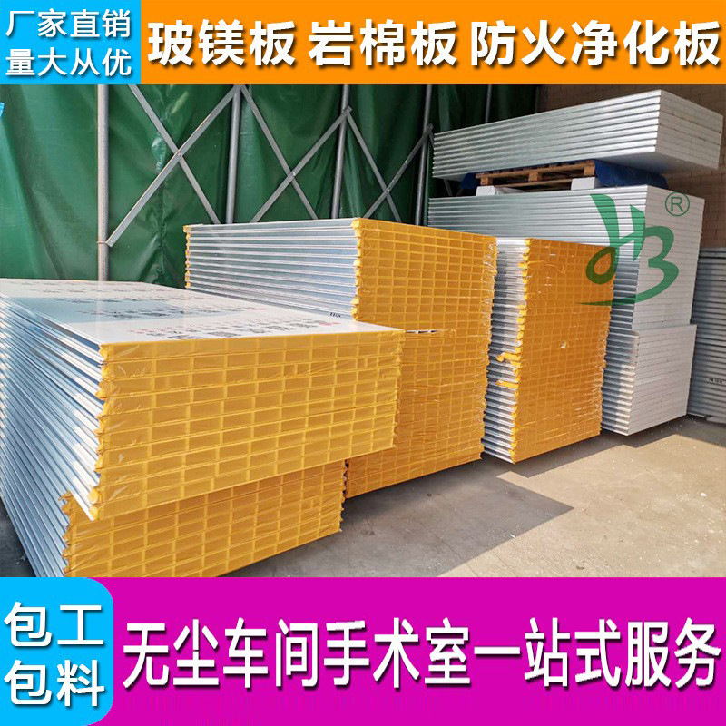 FFU无尘车间净化工程设计施工百千级万级无尘室彩钢板隔墙吊顶