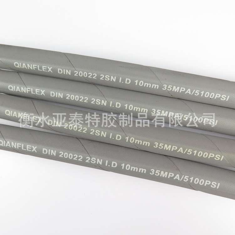 机械清洗机出水管 黑色布面光面两层钢丝编织清洗管 疏通清洗管