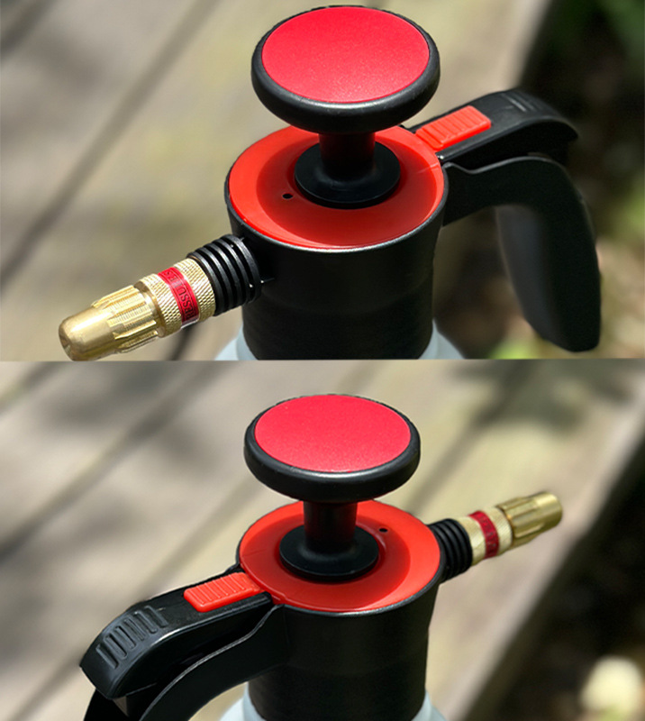 Manual Air Pressure Copper Nozzle Sprayer Self-Cleaning Car Wash Disinfection Garden Watering Can_voghion.com