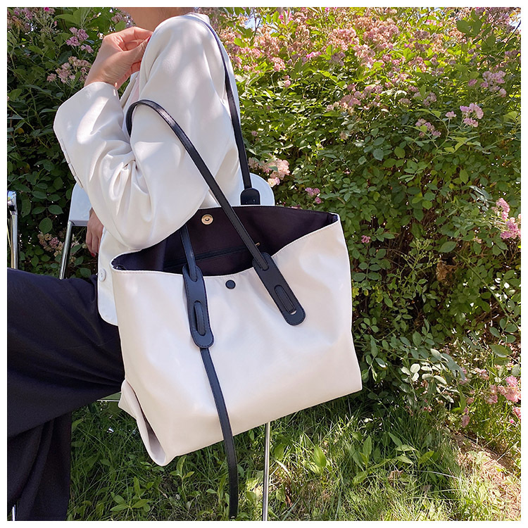 Women's Large Capacity Bag Women's New Fashion All-match Shoulder Tote Bag Casual Simple Oxford Cloth Handbag display picture 61