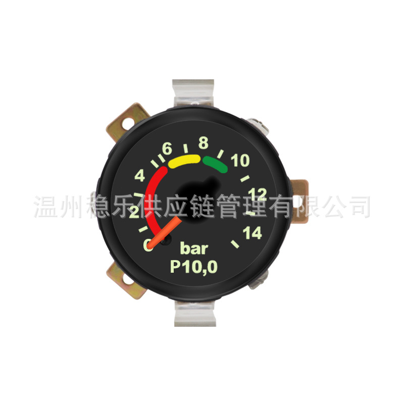 Mercedes-Benz Heavy Truck Double-Pin Pressure Gauge 0015426608 W03.050 Internal Thread Mb Truck Mechanical Air Pressure Gauge