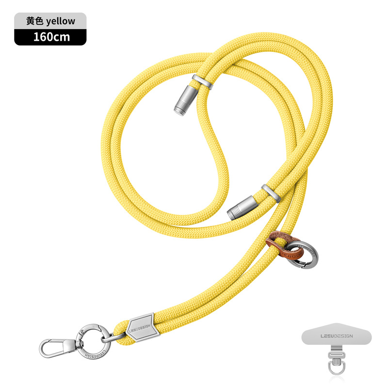 携帯電話ストラップ卸売 6MM 頑丈な手首編み紐 携帯電話ケース吊り下げ紐 汎用紛失防止携帯電話ストラップ シルバー|undefined