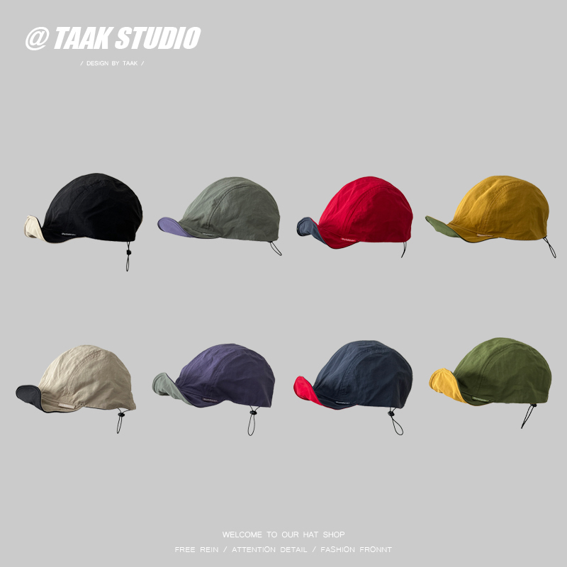 2026 New Trendy Reversible Stackable Running Cap Outdoor Lightweight Quick-Dry Baseball Cap for Men and Women Summer